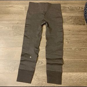 Lululemon Ebb to Street Crop (Grey) Size 8